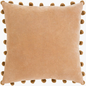 Surya Serengeti 18" Cotton Accent Pillow - Modern Minimalist Design For Stylish Home Décor And Comfort Tan Cotton,Cotton Sgi001-2020p