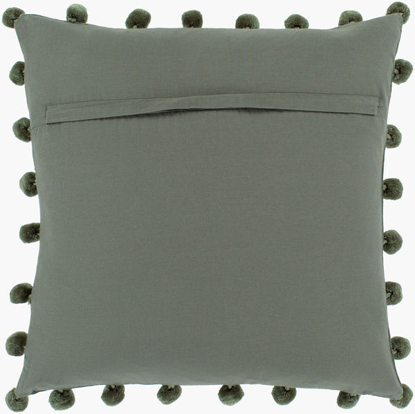 Surya Serengeti 18" Cotton Accent Pillow - Modern Minimalist Design For Stylish Home Décor And Comfort Olive Cotton,Cotton Sgi002-1818