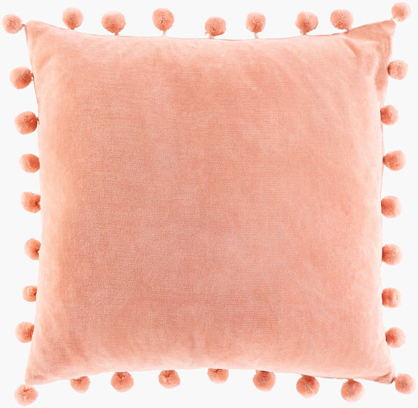 Surya Serengeti 18" Cotton Accent Pillow - Modern Minimalist Design For Stylish Home Décor And Comfort Dusty Pink Cotton,Cotton,Polyester,Polyfill Sgi009-1818