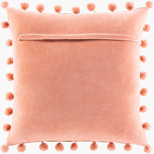 Surya Serengeti 18" Cotton Accent Pillow - Modern Minimalist Design For Stylish Home Décor And Comfort Dusty Pink Cotton,Cotton,Polyester,Polyfill Sgi009-1818