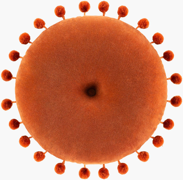 Surya Serengeti 18" Cotton Accent Pillow - Modern Minimalist Design For Stylish Home Décor And Comfort Rust Cotton,Cotton Sgi012-1818