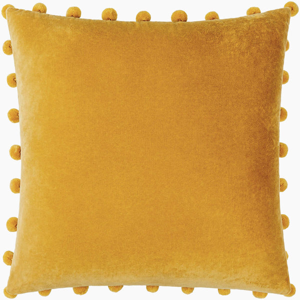 Surya Serengeti 18" Cotton Accent Pillow - Modern Minimalist Design For Stylish Home Décor And Comfort Goldenrod Cotton,Cotton Sgi013-1818d