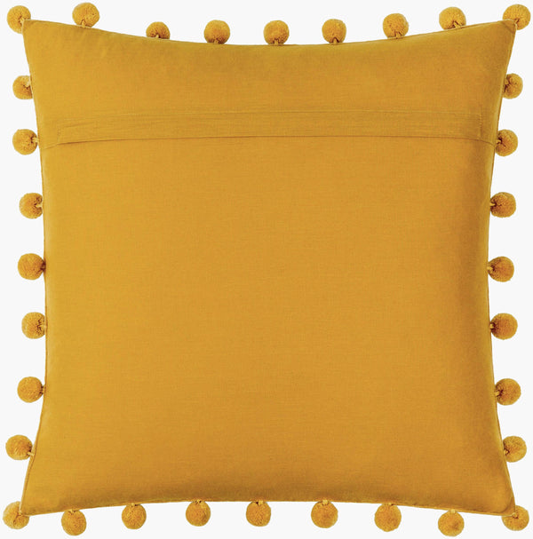 Surya Serengeti 18" Cotton Accent Pillow - Modern Minimalist Design For Stylish Home Décor And Comfort Goldenrod Cotton,Cotton Sgi013-1818d