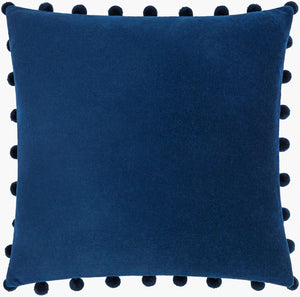 Surya Serengeti 18" Cotton Accent Pillow - Modern Minimalist Design For Stylish Home Décor And Comfort Midnight Blue Cotton,Cotton Sgi014-2020p