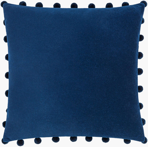 Surya Serengeti 18" Cotton Accent Pillow - Modern Minimalist Design For Stylish Home Décor And Comfort Midnight Blue Cotton,Cotton Sgi014-2020p