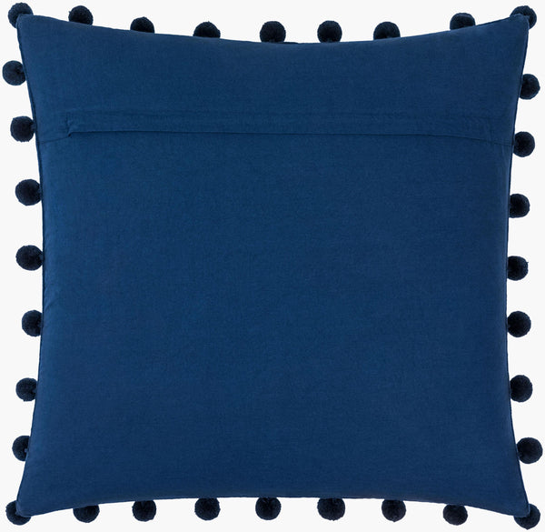 Surya Serengeti 18" Cotton Accent Pillow - Modern Minimalist Design For Stylish Home Décor And Comfort Midnight Blue Cotton,Cotton Sgi014-2020p