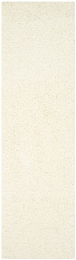 Safavieh Laguna Shag 303 Power Loomed Shag & Flokati Rug Ivory 5'-3" x 5'-3" Square