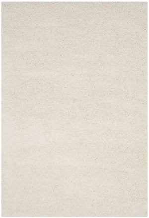 Safavieh Laguna Shag 303 Power Loomed Shag & Flokati Rug Ivory 5'-3" x 5'-3" Square