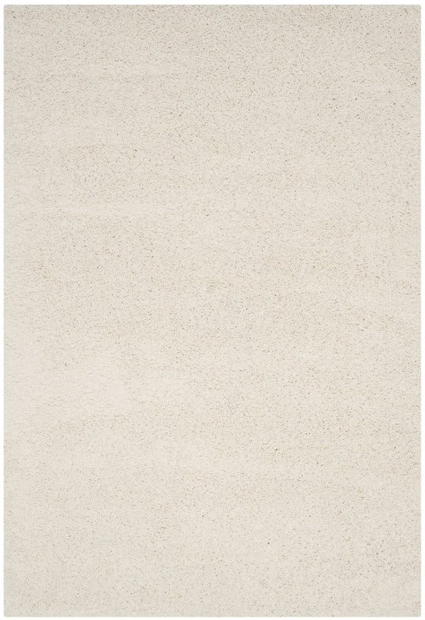 Safavieh Laguna Shag 303 Power Loomed Shag & Flokati Rug Ivory 5'-3" x 5'-3" Square