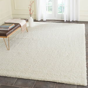 Safavieh Laguna Shag 303 Power Loomed Rug Ivory 2'-3" x 6'