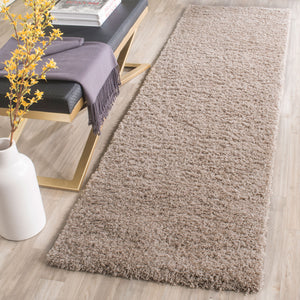 Safavieh Laguna Shag 303 Power Loomed Rug Sand 2'-3" x 4'