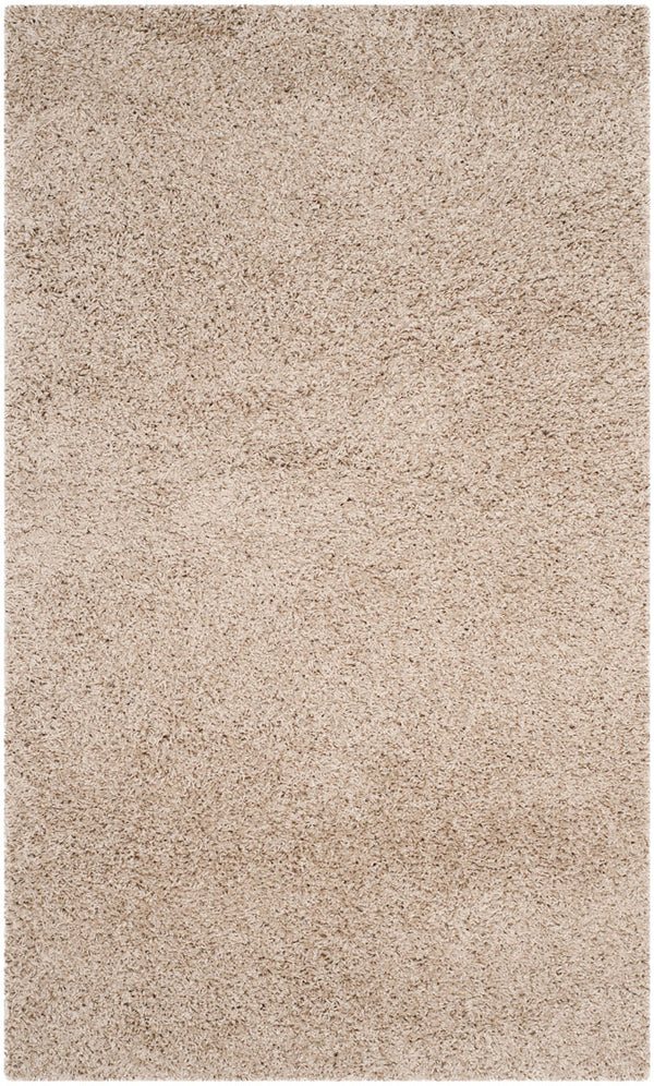 Safavieh Laguna Shag 303 Power Loomed Rug Sand 2'-3" x 4'
