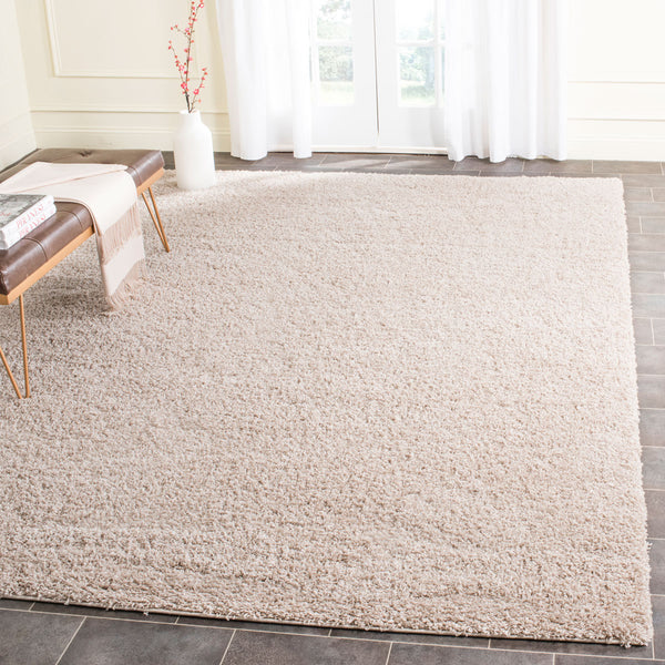 Safavieh Laguna Shag 303 Power Loomed Rug Sand 2'-3" x 4'