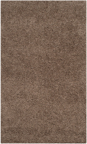 Safavieh Laguna Shag 303 Power Loomed Shag & Flokati Rug Taupe 2'-3" x 4'