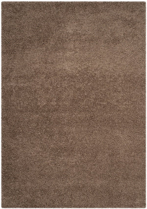 Safavieh Laguna Shag 303 Power Loomed Shag & Flokati Rug Taupe 2'-3" x 4'