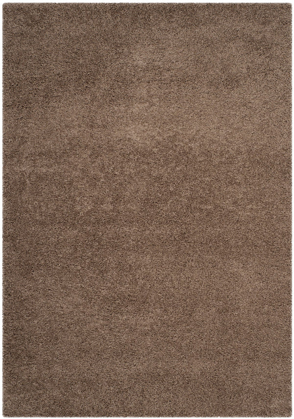 Safavieh Laguna Shag 303 Power Loomed Shag & Flokati Rug Taupe 2'-3" x 4'
