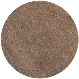 Safavieh Laguna Shag 303 Power Loomed Shag & Flokati Rug Taupe 2'-3" x 4'
