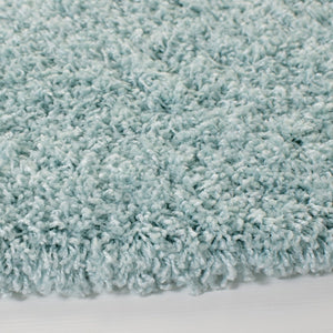 Safavieh Laguna Shag 303 Power Loomed Shag & Flokati Rug Light Blue SGL303E-212