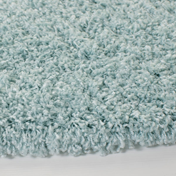 Safavieh Laguna Shag 303 Power Loomed Shag & Flokati Rug Light Blue SGL303E-212