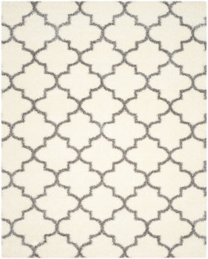 Safavieh Montreal Shag 832 Power Loomed Shag & Flokati Rug Ivory / Grey SGM832B-3