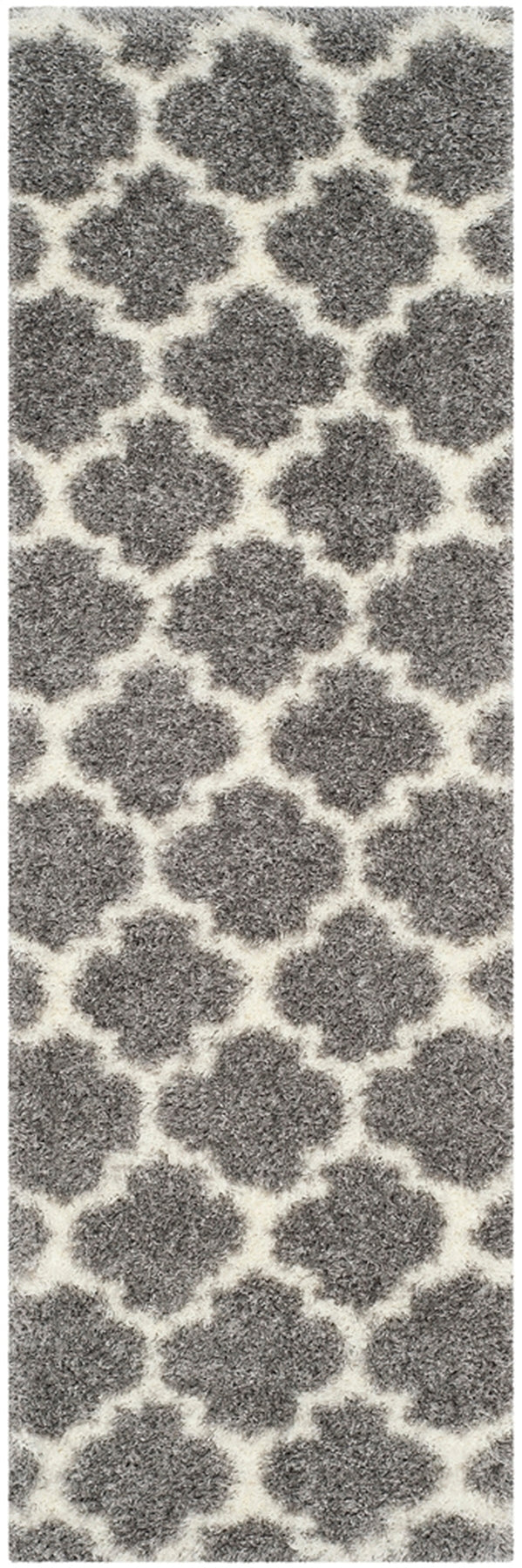 Safavieh Montreal Shag 832 Power Loomed Shag & Flokati Rug Grey / Ivory SGM832D-3