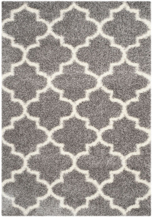 Safavieh Montreal Shag 832 Power Loomed Shag & Flokati Rug Grey / Ivory SGM832D-3