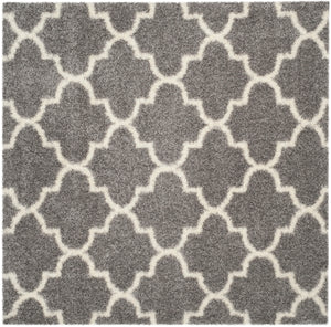Safavieh Montreal Shag 832 Power Loomed Shag & Flokati Rug Grey / Ivory SGM832D-3