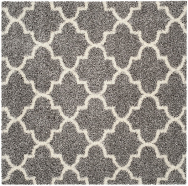 Safavieh Montreal Shag 832 Power Loomed Shag & Flokati Rug Grey / Ivory SGM832D-3