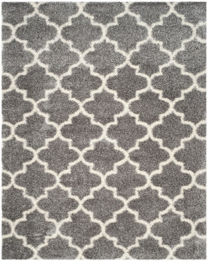 Safavieh Montreal Shag 832 Power Loomed Shag & Flokati Rug Grey / Ivory SGM832D-3