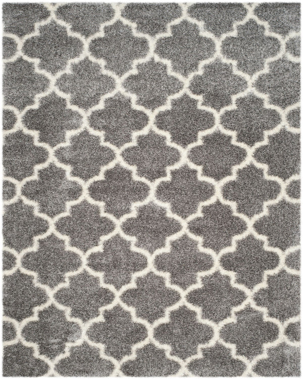 Safavieh Montreal Shag 832 Power Loomed Shag & Flokati Rug Grey / Ivory SGM832D-3