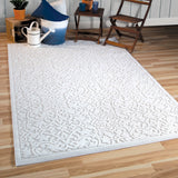Orian Rugs Boucle Biscay Machine Woven Polypropylene Transitional Area Rug Natural Polypropylene