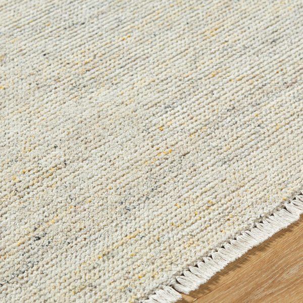 Surya Saga Handmade Rug 10' X 14' - Luxurious Cotton & New Zealand Wool, Low-pile Elegance For Your Home Ivory Nz Wool,Cotton Sgs2303-69
