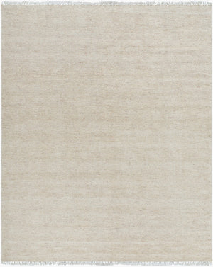 Surya Saga Handmade Rug 10' X 14' - Luxurious Cotton & New Zealand Wool, Low-pile Elegance For Your Home Beige Nz Wool,Cotton Sgs2305-810