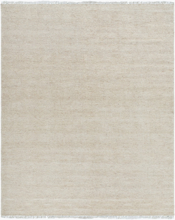 Surya Saga Handmade Rug 10' X 14' - Luxurious Cotton & New Zealand Wool, Low-pile Elegance For Your Home Beige Nz Wool,Cotton Sgs2305-810