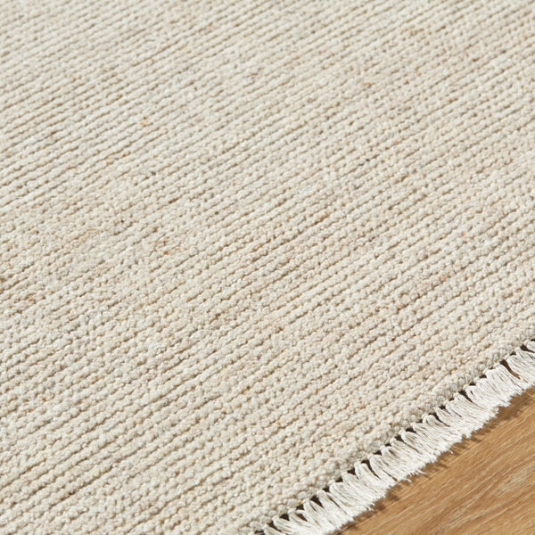 Surya Saga Handmade Rug 10' X 14' - Luxurious Cotton & New Zealand Wool, Low-pile Elegance For Your Home Beige Nz Wool,Cotton Sgs2305-1014