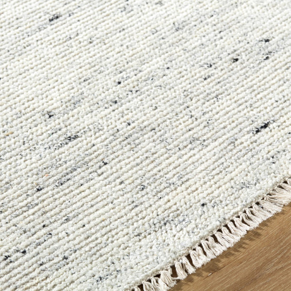 Surya Saga Handmade Rug 10' X 14' - Luxurious Cotton & New Zealand Wool, Low-pile Elegance For Your Home Ivory Nz Wool,Cotton Sgs2307-1014