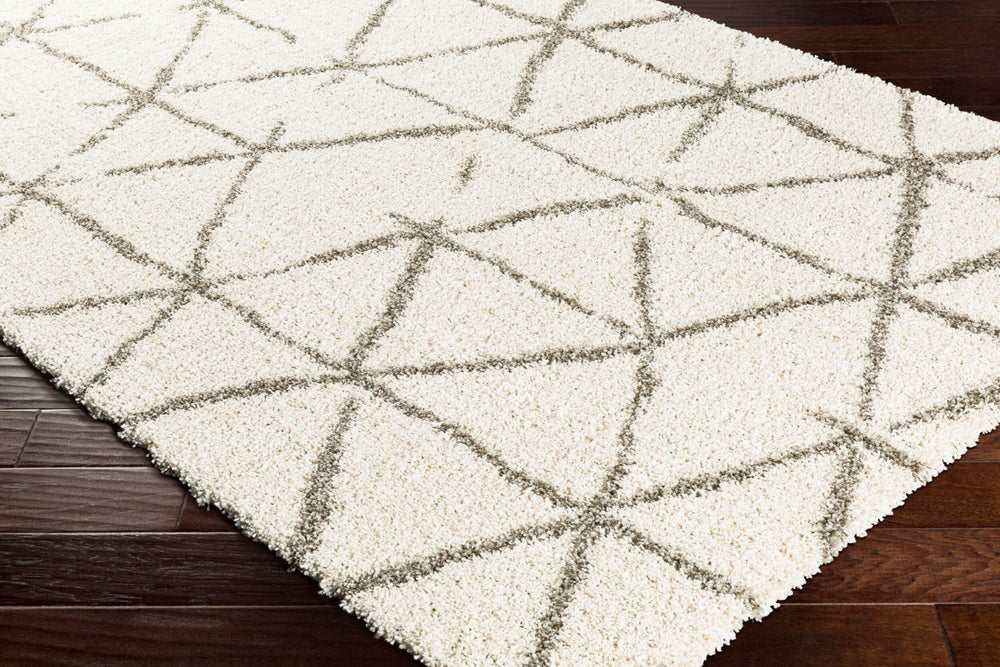 Livabliss Serengeti Shag Plush Polypropylene Rug Global Bohemian Pattern for Cozy Interiors SGT2310-23