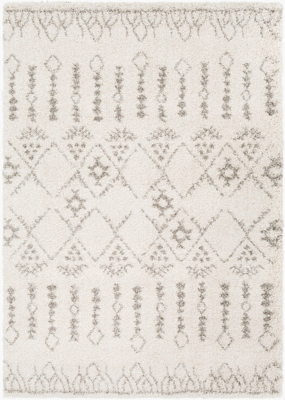 Livabliss Serengeti Shag Polypropylene Area Rug Moroccan Global Design for Living Room SGT2314-5373