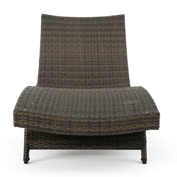 English Elm Christopher Knight Home® - Salem Pe Wicker Chaise Lounge Set – Premium Outdoor Comfort With Mocha Finish, No Assembly Required 52005.00ALUMCAMP2