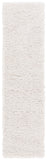 Safavieh Luxe Shag 800 Hand Tufted/ Hooked Polyester Shag Rug White SGX800A-9