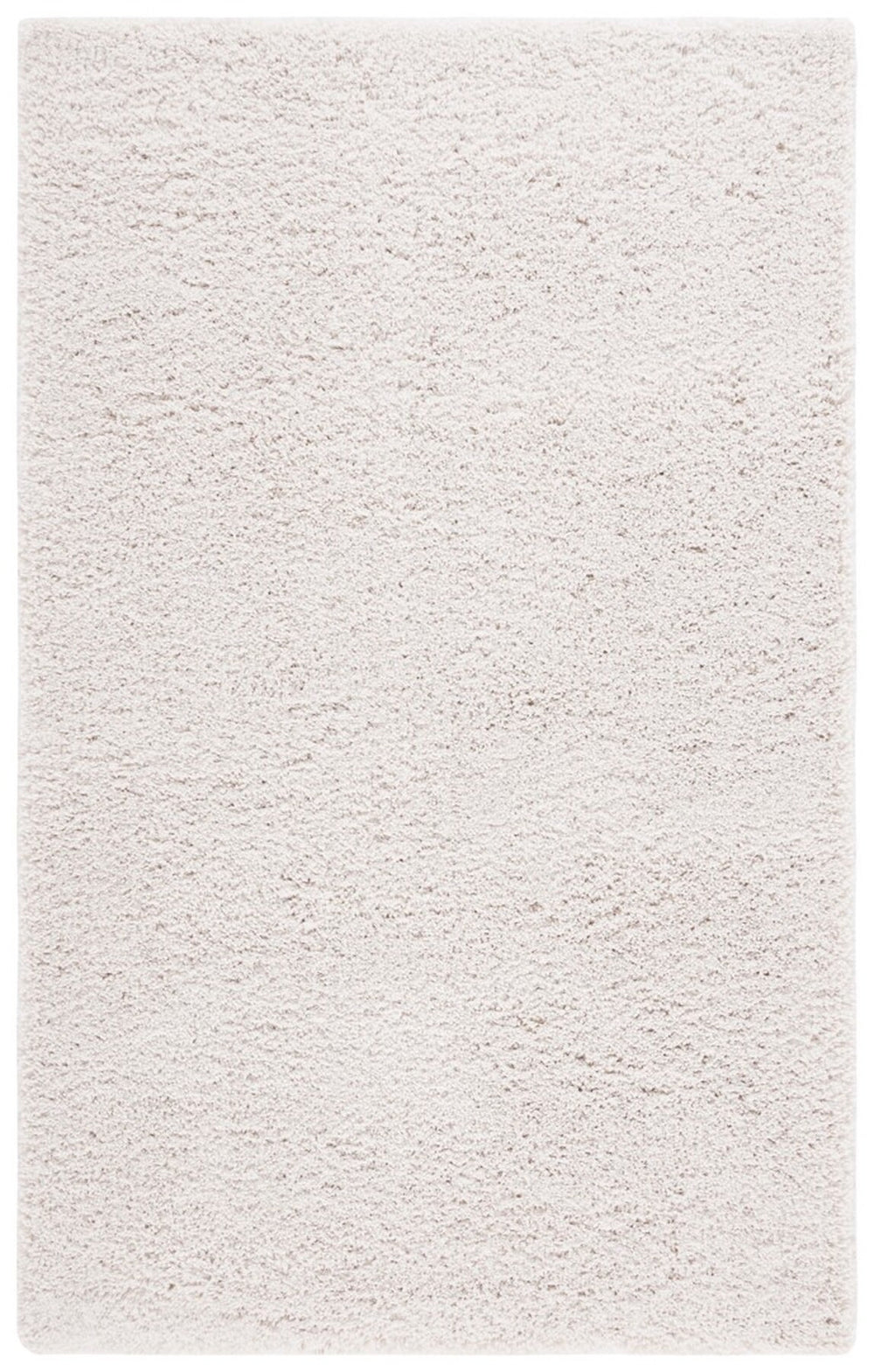 Safavieh Luxe Shag 800 Hand Tufted/ Hooked Polyester Shag Rug White SGX800A-9
