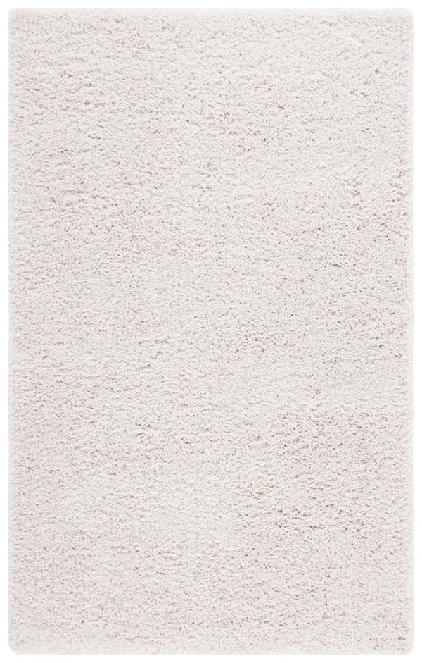 Safavieh Luxe Shag 800 Hand Tufted/ Hooked Polyester Shag Rug White SGX800A-9