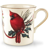 Winter Greetings Mug: Porcelain, 24k Gold-Accented, Dishwasher Safe, 12 oz.