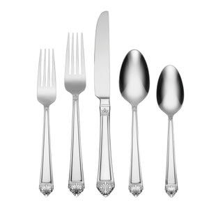 Lenox Oneida Eave 20 Piece Everyday Flatware Set, Service for 4 Metallic, STAINLESS METAL H075020A