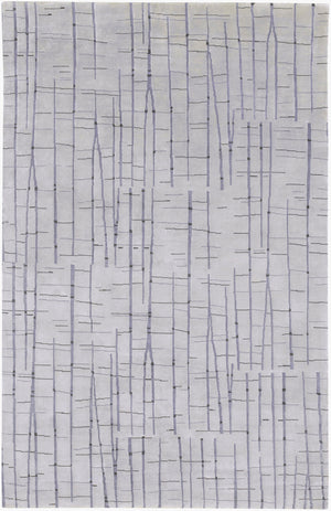 Surya Shibui Sh-7400 Handmade 2' X 3' Rug - Luxurious Viscose & Wool Blend, Artisanal Quality, Elegant Style Gray Nz Wool,Viscose Sh7404-58