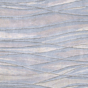 Surya Shibui Sh-7400 Handmade 2' X 3' Rug - Luxurious Viscose & Wool Blend, Artisanal Quality, Elegant Style Light Blue Nz Wool,Viscose Sh7406-23