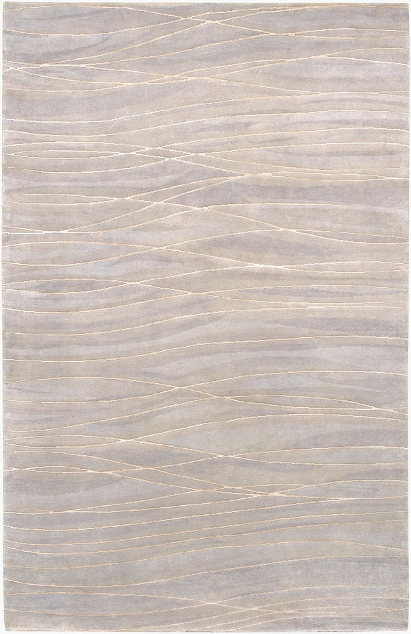 Surya Shibui Sh-7400 Handmade 2' X 3' Rug - Luxurious Viscose & Wool Blend, Artisanal Quality, Elegant Style Mauve Nz Wool,Viscose Sh7408-58