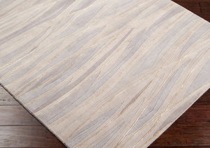 Surya Shibui Sh-7400 Handmade 2' X 3' Rug - Luxurious Viscose & Wool Blend, Artisanal Quality, Elegant Style Mauve Nz Wool,Viscose Sh7408-23