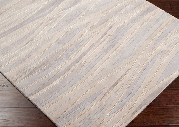 Surya Shibui Sh-7400 Handmade 2' X 3' Rug - Luxurious Viscose & Wool Blend, Artisanal Quality, Elegant Style Mauve Nz Wool,Viscose Sh7408-23