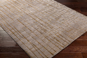 Surya Shibui Sh-7400 Handmade 2' X 3' Rug - Luxurious Viscose & Wool Blend, Artisanal Quality, Elegant Style Brown Nz Wool,Viscose Sh7409-23